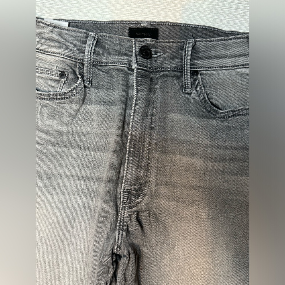 Mother grey high waisted size 26 skinny jeans - Picture 9 of 10